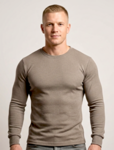 Polera de Darlon /Hombre Art. 1500, UNA CURVA DE 5 PRENDAS